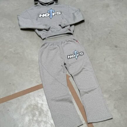 New None Of Us Trapstar Tracksuit Grey